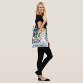 Kerstmis met Miauw Tote Bag (Op model)