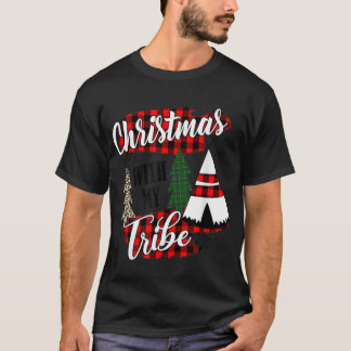 kerstmis met mijn drievoudige pyjama - gezinluipaa t-shirt