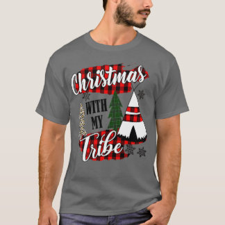 kerstmis met mijn drievoudige pyjama - gezinluipaa t-shirt