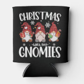 Kerstmis met mijn Gnomen Buffalo Red Pset Gnome Blikjeskoeler (Voorkant)