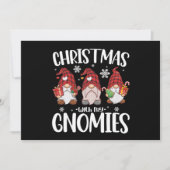 Kerstmis met mijn Gnomen Buffalo Red Pset Gnome Kaart (Voorkant)