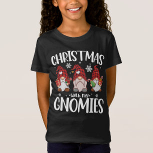 Kerstmis met mijn Gnomen Buffalo Red Pset Gnome T-shirt