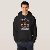 Kerstmis met mijn Gnomie Leopard leraar Gnome Buf Hoodie (Voorkant volledig)