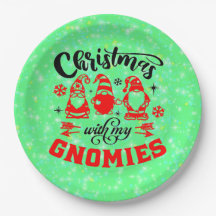 Kerstmis met mijn Gnomies - Funny Red Green 9"