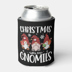 Kerstmis met mijn kabouters Buffalo rood geruit ka Blikjeskoeler