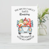 Kerstmis met mijn kabouters Familie Kerst Reünie Kaart (Staand voorkant)