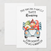 Kerstmis met mijn kabouters Familie Kerst Reünie Kaart (Voorkant / Achterkant)