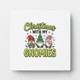 Kerstmis Met Mijn Kabouters Kabouter Ontwerp Fotoplaat