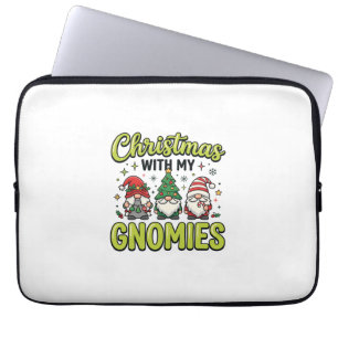 Kerstmis Met Mijn Kabouters Kabouter Ontwerp Laptop Sleeve