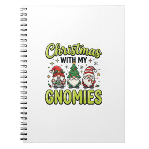 Kerstmis Met Mijn Kabouters Kabouter Ontwerp Notitieboek