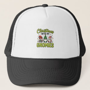 Kerstmis Met Mijn Kabouters Kabouter Ontwerp Trucker Pet