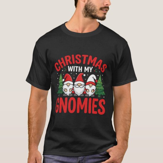 Kerstmis Met Mijn Kabouters Kabouter T-shirt (Voorkant)