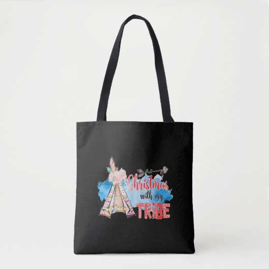 Kerstmis met mijn stam tote bag (Voorkant)