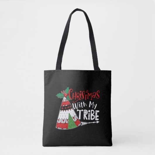 Kerstmis met mijn stam tote bag (Voorkant)