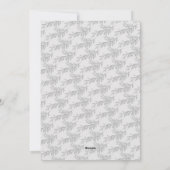 Kerstmis met minimale Pas getrouwd met kerstmis Feestdagenkaart (Achterkant)