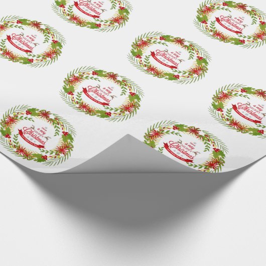 Kerstmis met Mistletoe Cadeaupapier (Hoek)