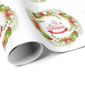 Kerstmis met Mistletoe Cadeaupapier (Rol Hoek)