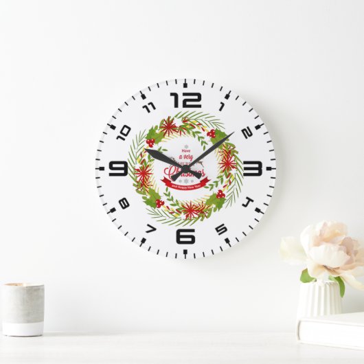 Kerstmis met Mistletoe Grote Klok (Huis)