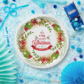 Kerstmis met Mistletoe papieren borden Papieren Bordje (Feest)