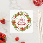 Kerstmis met Mistletoe Servetten (Insitu)