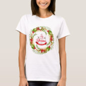Kerstmis met Mistletoe T-shirt (Voorkant)
