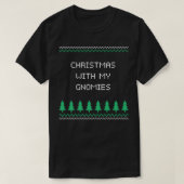Kerstmis met m'n kerstvrienden t-shirt (Design voorkant)