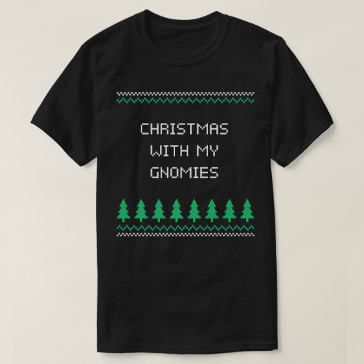 Kerstmis met m'n kerstvrienden t-shirt (Design voorkant)