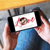 Kerstmis met moderne fotokalligrafie feestdagenkaart