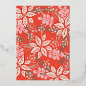 Kerstmis met moderne kalligrafie foto folie feestdagenkaart (Achterkant)