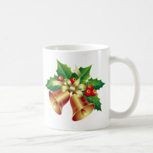 Kerstmis met Mok-Holly Bells Koffiemok