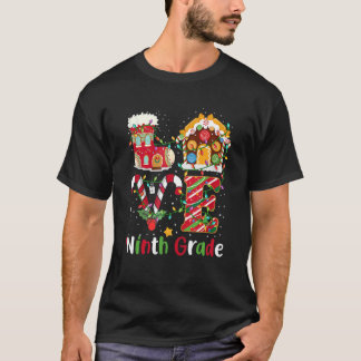 Kerstmis met negende graad Lights T-shirt