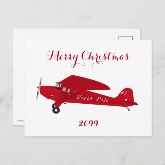 Kerstmis met Noordpool Briefkaart (Voorkant / Achterkant)