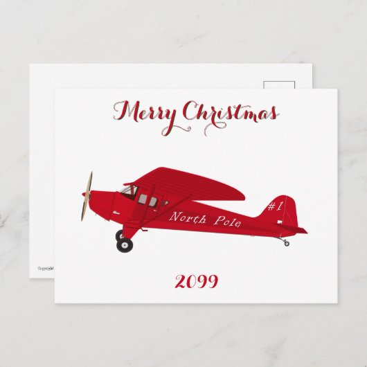 Kerstmis met Noordpool Briefkaart (Voorkant / Achterkant)