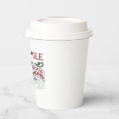 Kerstmis met Noordpool Papieren Bekers (Links)