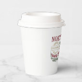 Kerstmis met Noordpool Papieren Bekers (Rechts)