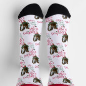 Kerstmis met Nubian Twins Baby Goat Wishes Sokken (Top)