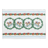 Kerstmis met Nutcrackers Speelgoed Soldier Kussensloop (Achterkant-Rechts)