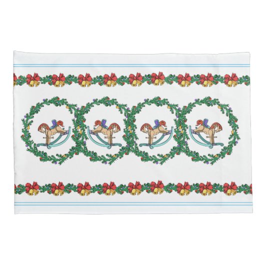 Kerstmis met Nutcrackers Speelgoed Soldier Kussensloop (Achterkant-Rechts)