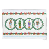 Kerstmis met Nutcrackers Speelgoed Soldier Kussensloop (Voorkant-Links)