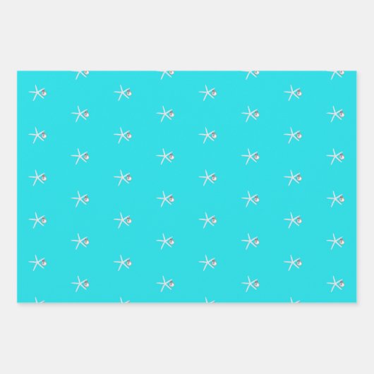 Kerstmis met Ornament en staarten Inpakpapier Vel (Voorkant 2)