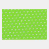 Kerstmis met Ornament en staarten Inpakpapier Vel (Voorkant 3)