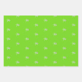 Kerstmis met Ornament en staarten Inpakpapier Vel (Voorkant 2)