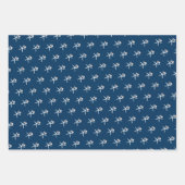 Kerstmis met Ornament en staarten Inpakpapier Vel (Voorkant 3)