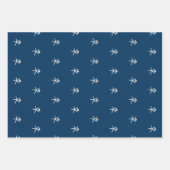 Kerstmis met Ornament en staarten Inpakpapier Vel (Voorkant 2)