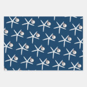 Kerstmis met Ornament en staarten Inpakpapier Vel (Voorkant)