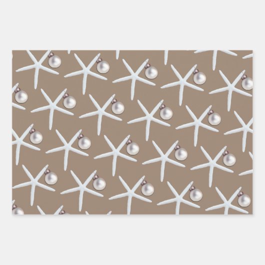 Kerstmis met Ornament en Starvis Inpakpapier Vel (Voorkant)