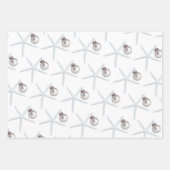 Kerstmis met Ornament en Starvis Inpakpapier Vel (Voorkant 2)