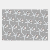 Kerstmis met Ornament en Starvis Inpakpapier Vel (Voorkant)