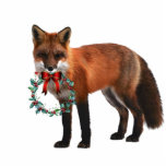 Kerstmis met Ornament met schitterende foto's Staand Fotobeeldje<br><div class="desc">Als je van wilde dieren houdt, dan hou je van deze mooie rode vos met kerstmis 2 x 3 foto's sculptuur ornament. Dit ornament zal er verbluffend uitzien op een natuur-thema kerstboom. Het vos ornament is gemaakt van een foto. Het ornament is aan de voorzijde bedrukt en is een plastic...</div>