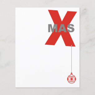 Kerstmis met Ornament voor kerstbomen en uw idee Flyer